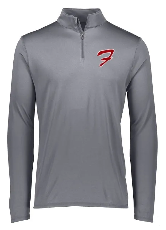1/4 Zip Pullover with embroidered logo - Women's