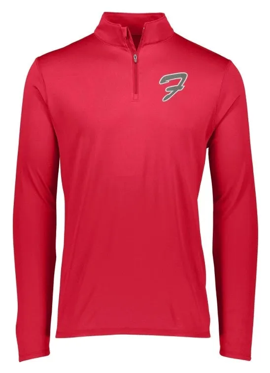 1/4 Zip Pullover with embroidered logo - Youth