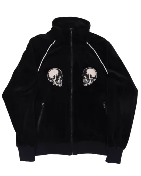 AW03 "Touch Me I'm Sick" Double Skull Velour Track Jacket