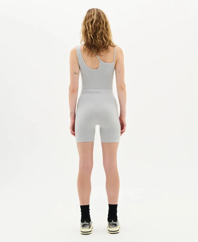 Balati Wool Biker Short in Silver