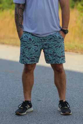 Burlebo Classic Mallard Camo Athletic Shorts