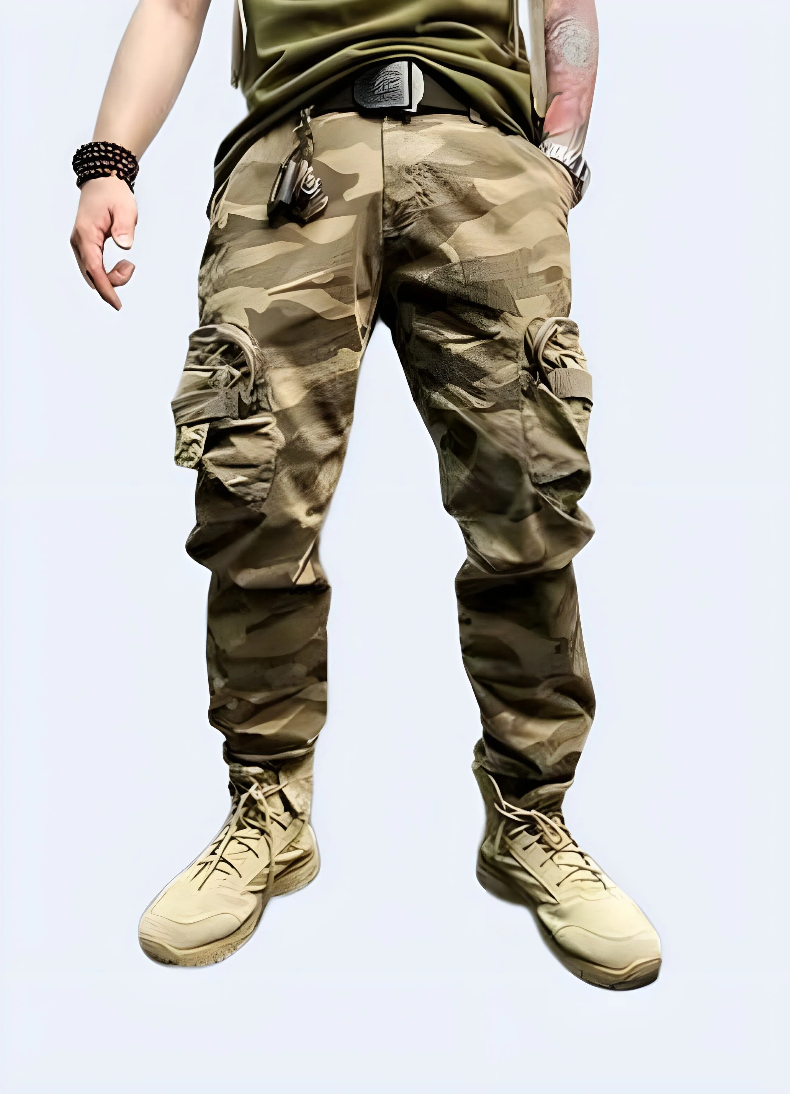Camo Cargo Pants Baggy