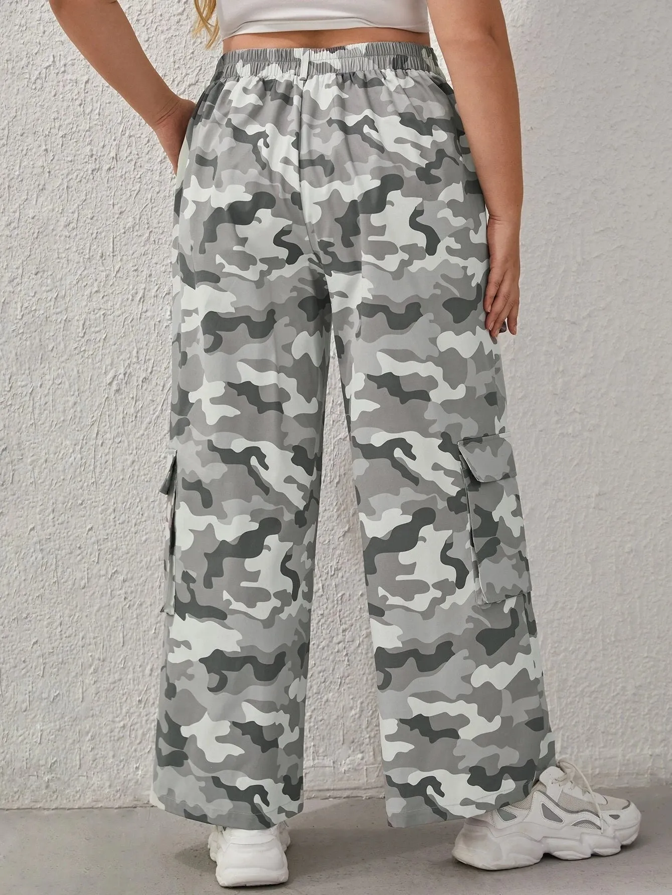 Camo Printed Cargo Pants