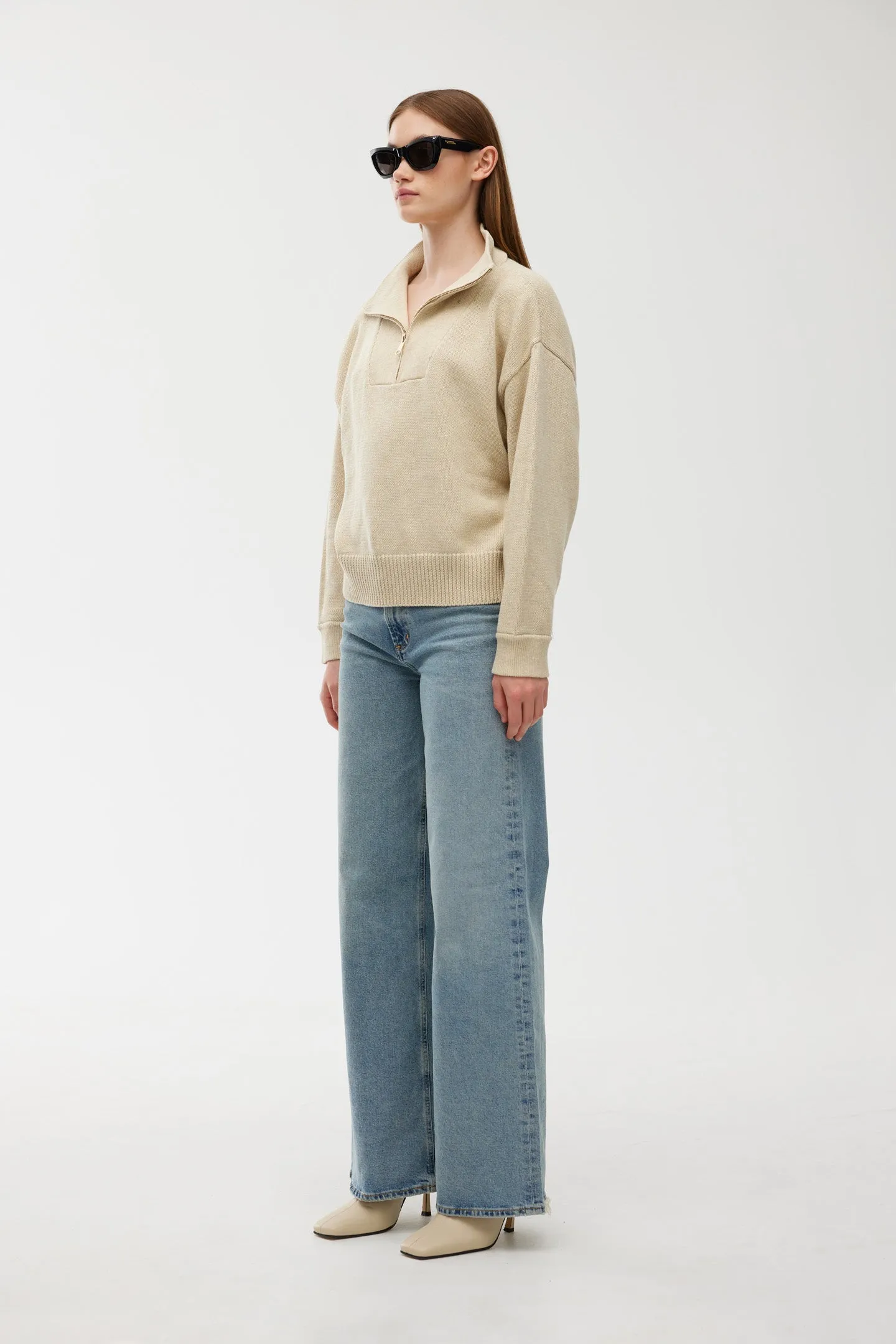 Elliot Knit - Almond