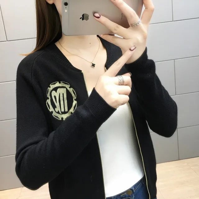 Fall 2019 new letter cardigan