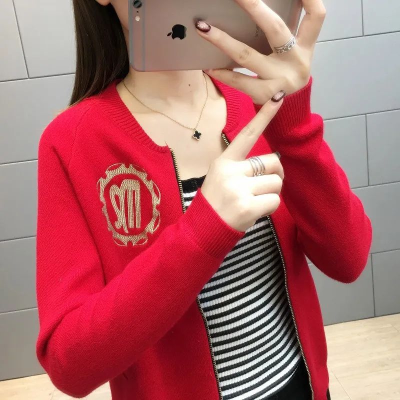 Fall 2019 new letter cardigan