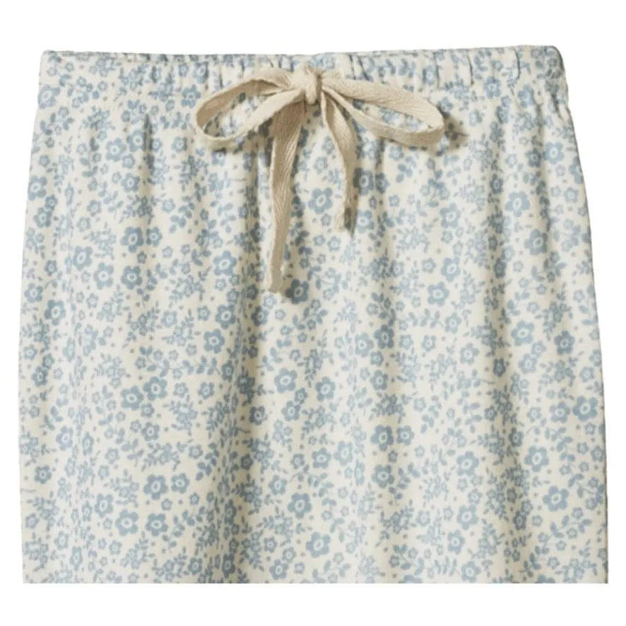 Footed Rompers - Daisy Belle Blue
