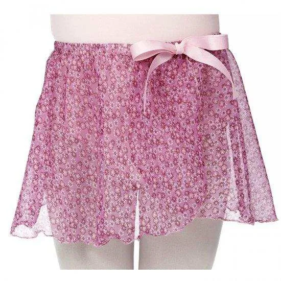 Girls Floral Mock Wrap