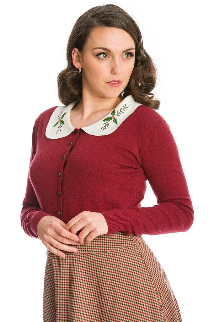 Happy Holly Cardigan