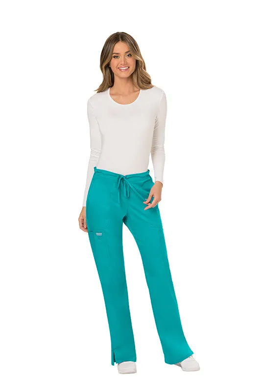 Mid Rise Drawstring Cargo Pant