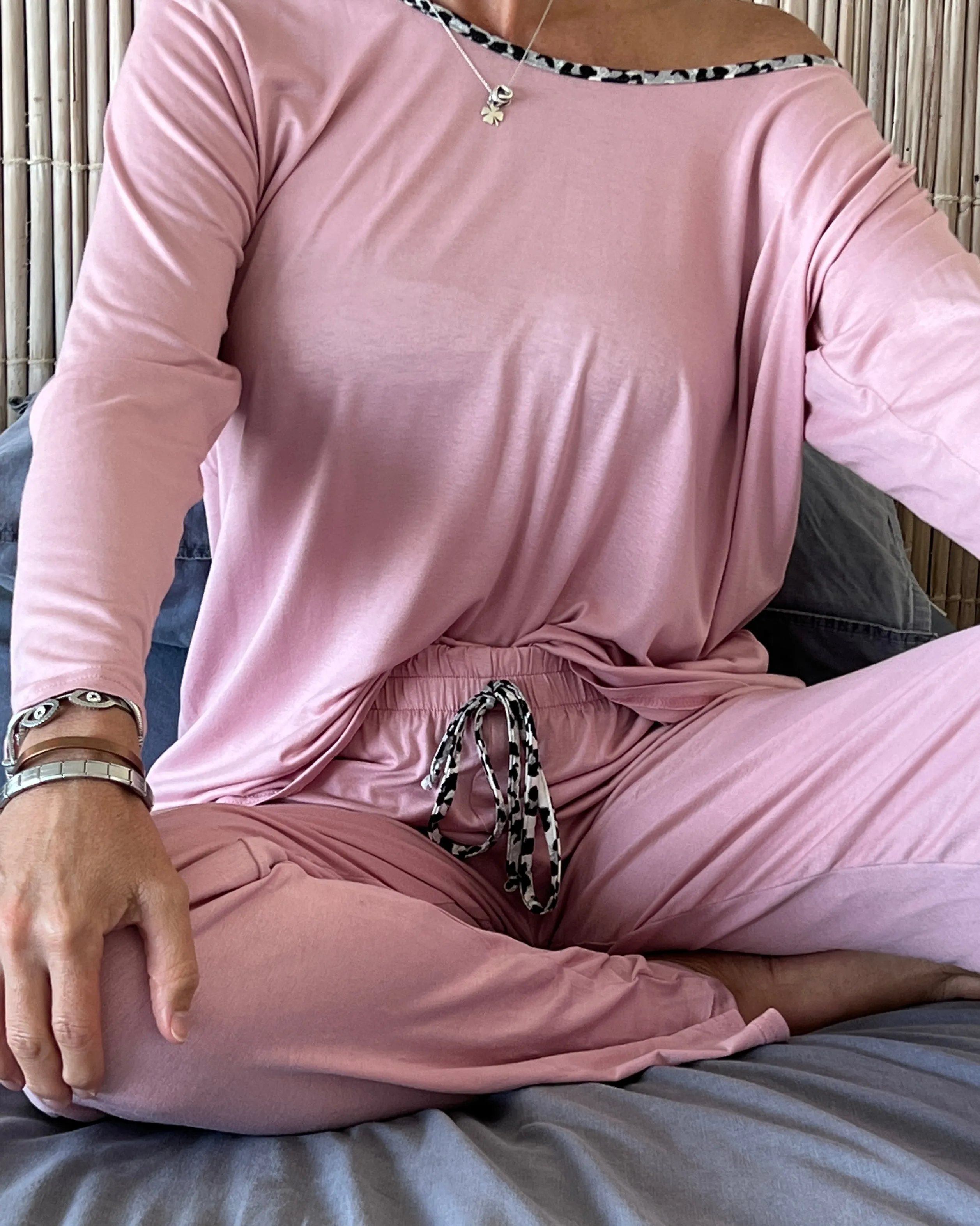 PJ's Leopard Print Binding