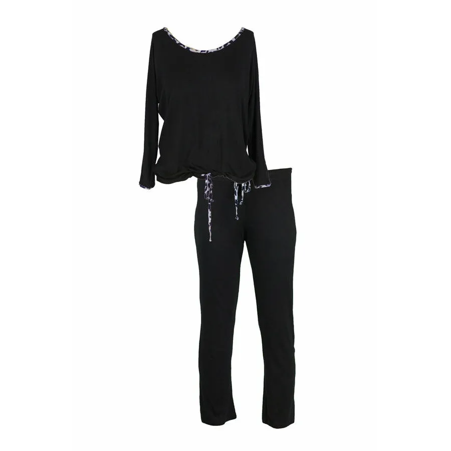 PJ's Leopard Print Binding