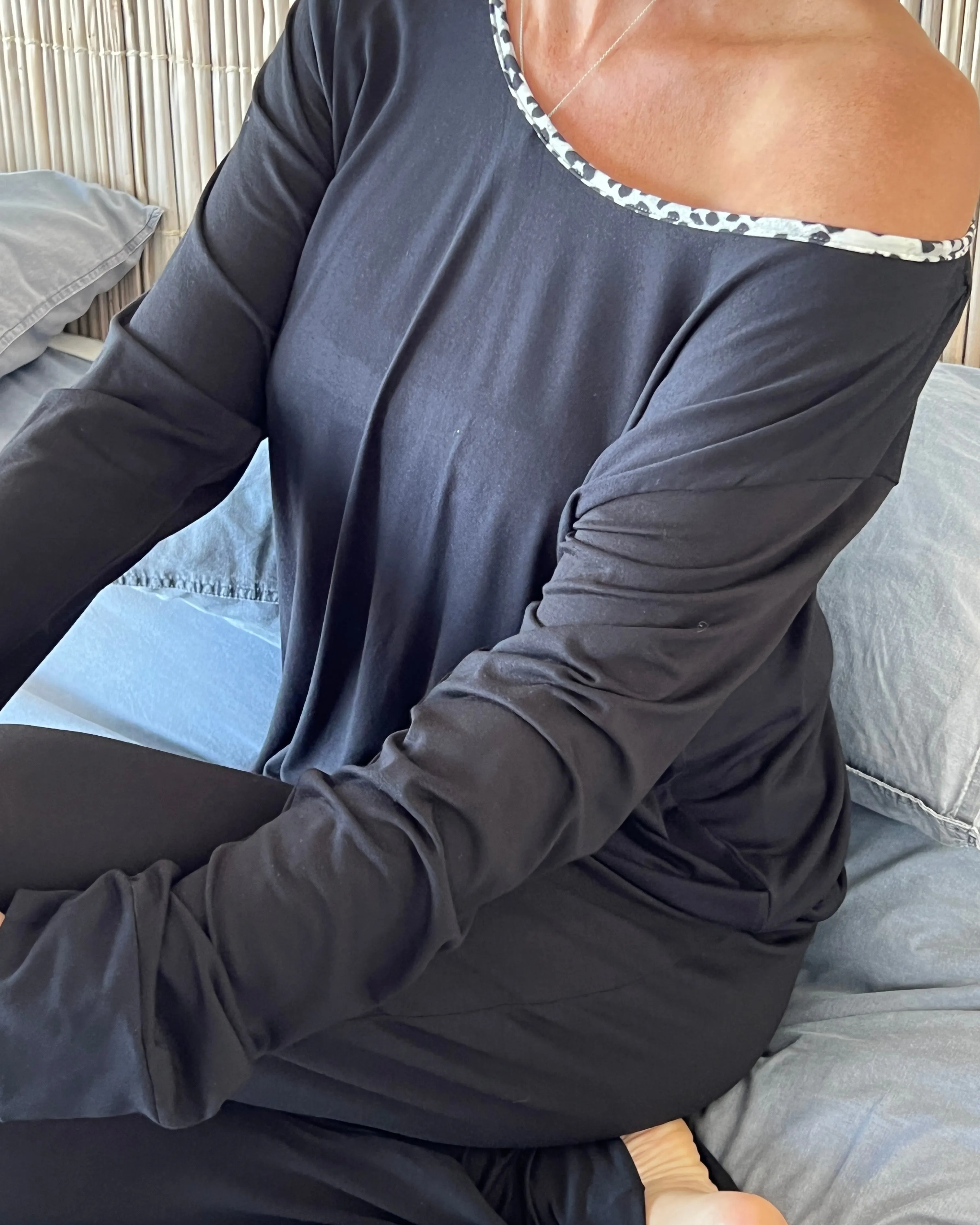 PJ's Leopard Print Binding