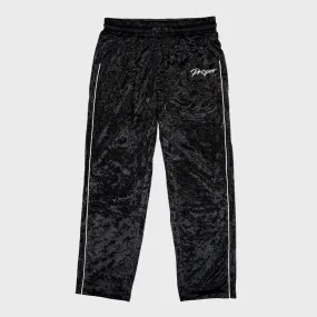 PROPER VELOUR TRACKPANTS BLACK