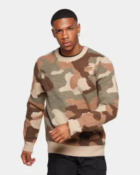 XXIII Joren Camo Sweater Camo