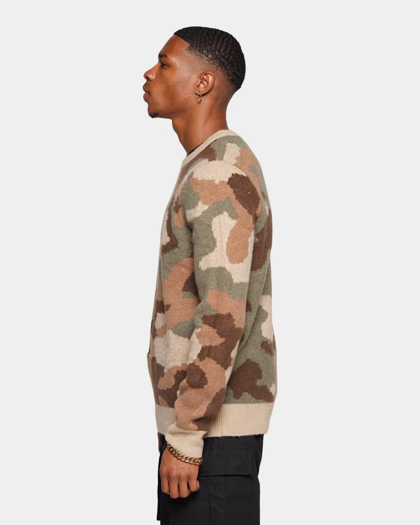 XXIII Joren Camo Sweater Camo