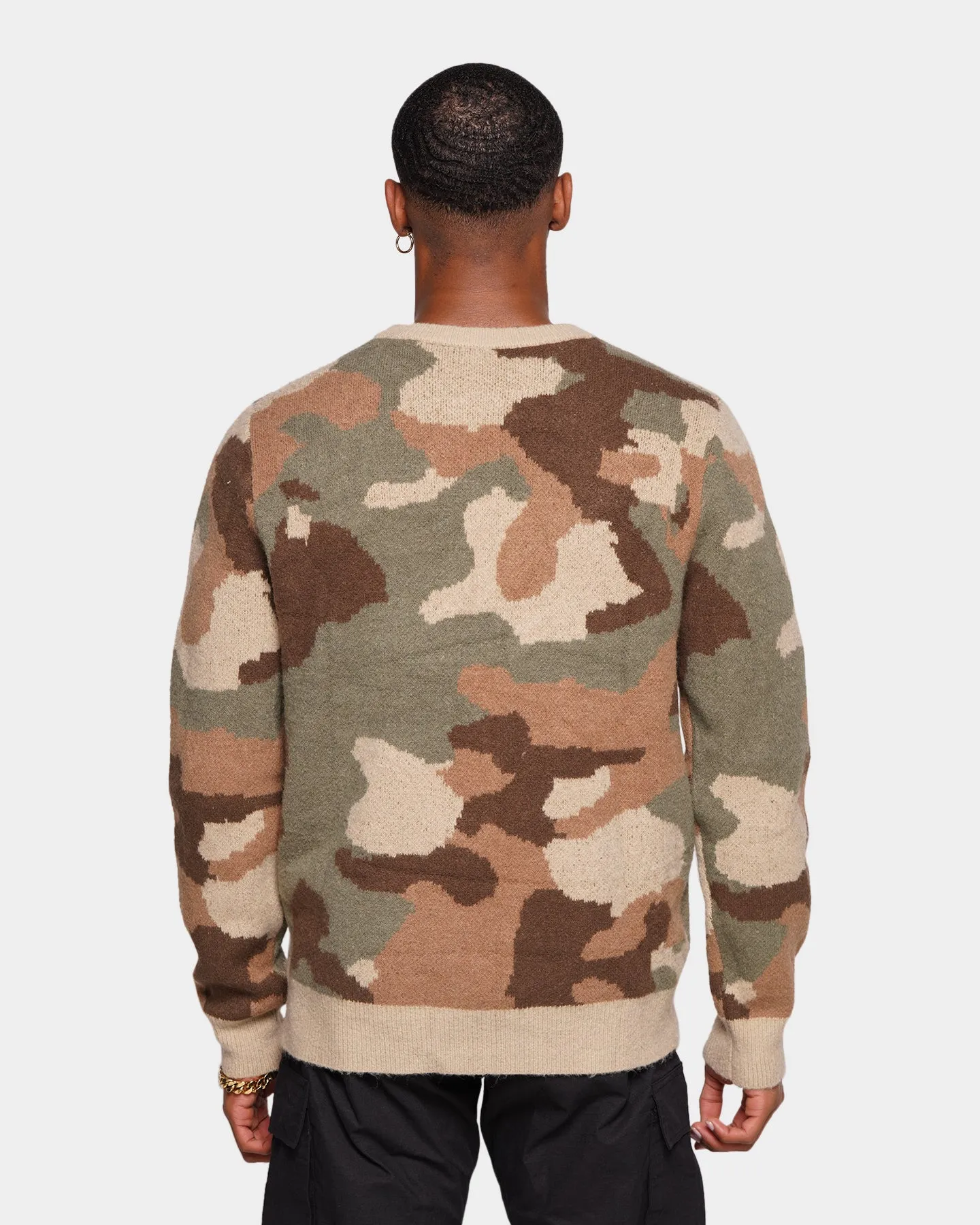 XXIII Joren Camo Sweater Camo